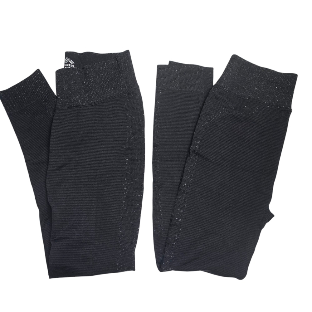 2 Pairs of RBX Black Simmery Leggings